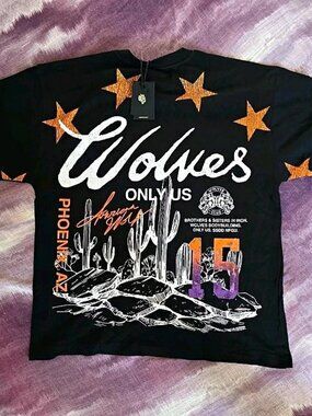 Darc Sport Arizona Wolves Premium Oversized Tee Black Phoenix Mens XL NWT